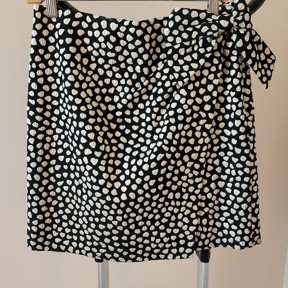 Metallic Polka Dot Jaquard Skirt - Picture 1 of 9